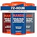 Mando Whole Body Deodorant For Men - Smooth Solid Stick - 72 Hour Odor Control - Aluminum Free, Baking Soda Free, Skin Safe - 2.6 ounce (Pack of 3) - Image 2