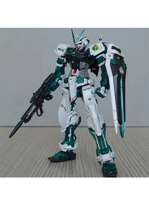 National Model Boy Assembled Toy Gundam Model Hg Unicorn Red Heretic Angel Strike Free Building Block Figure-Color:Green Heretic + Dual Sword Rifle - Free Stand