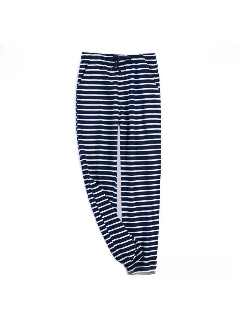 Generic - Long Cotton Lounge Pants Plus Size Grey (plain) - Image 1