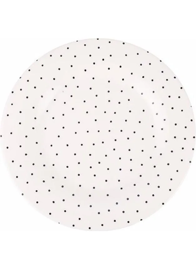 Porland Ruby Pointi Black Service & Presentation Plate 31cm