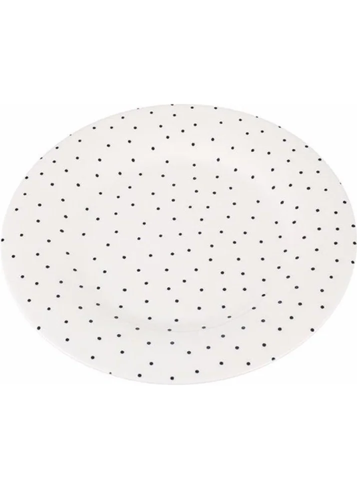 Porland Ruby Pointi Black Service & Presentation Plate 31cm