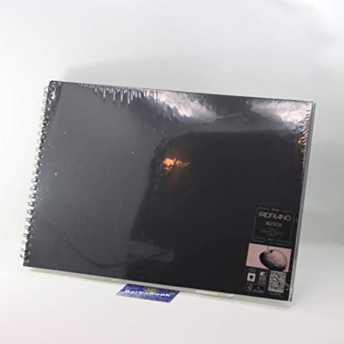 Fabriano Spiral Sketchbook Pad, 160 GSM, 60 Sheets. Landscape, Spiral Bound, Size 29.7 cm x 42 cm| Ideal for drawing, sketching, Mandala, Charcoal, graphite, pastel, and pen - Image 1