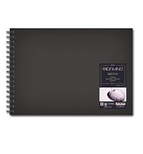 Fabriano Spiral Sketchbook Pad, 160 GSM, 60 Sheets. Landscape, Spiral Bound, Size 29.7 cm x 42 cm| Ideal for drawing, sketching, Mandala, Charcoal, graphite, pastel, and pen - Image 3