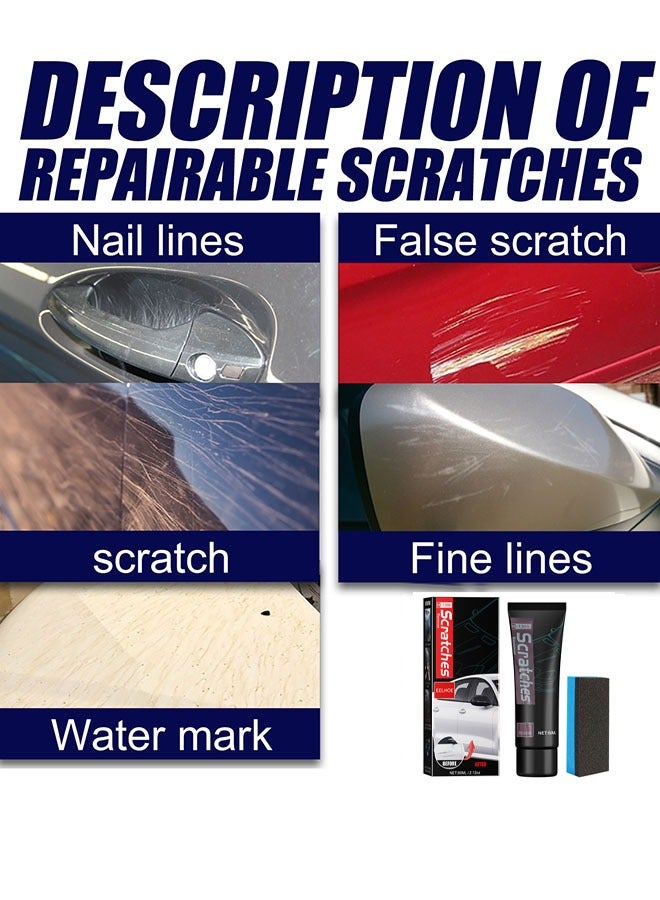 EELHOE Car Wax Refurbishment Paste Scratch Polishing Paste Paint Surface Cleaning Decontamination Wax Scratch Repair - Image 2