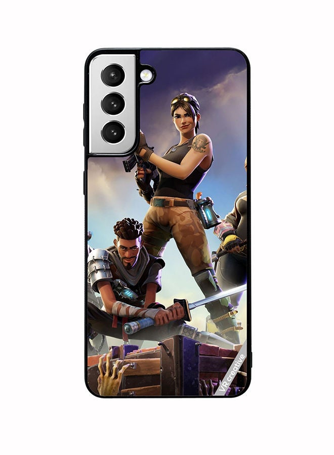 VR CREATIVE Protective Case Cover For Samsung Galaxy S22 5G Fortnite Design Multicolour - Image 1