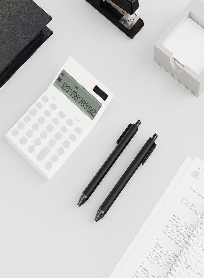 deegtran Pens Bulk, 50 Pack Smooth Black Ink Ballpoint Pens, Wholesale Retractable Pens, No Bleed Click Pens Medium Point, 1.0MM - Image 5