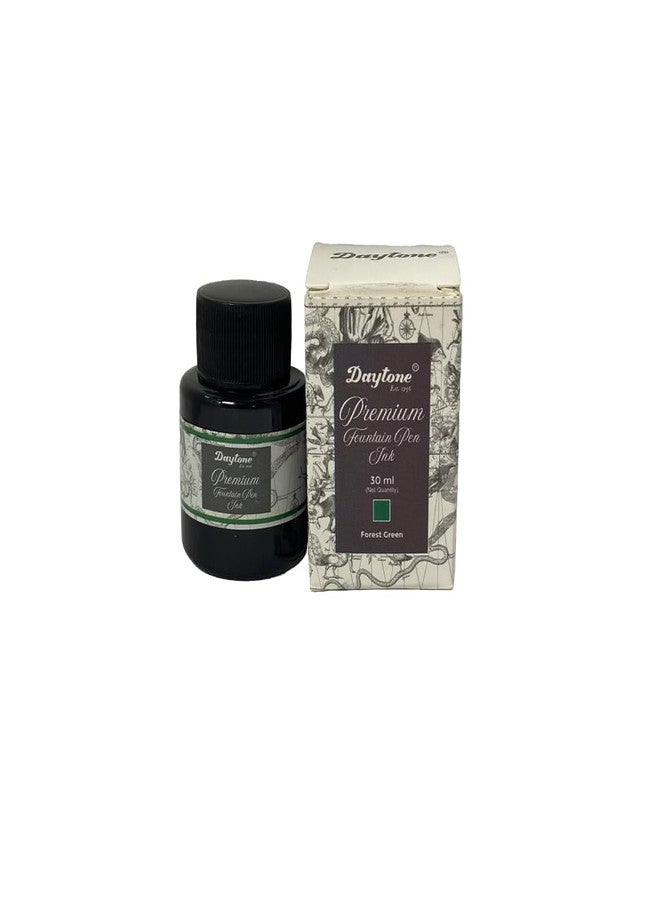 Daytone Premium Fountain Pen Ink (Forest Green, 30 ml Bottle) - Image 3