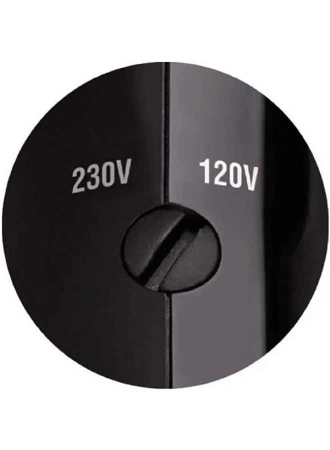 ريفلون مجفف شعر بتصميم مدمج وخفيف الوزن قابل للطي بقدرة 1200 واط، أسود 15.6 × 8 × 25.9 سم RVDR5305 - Image 4