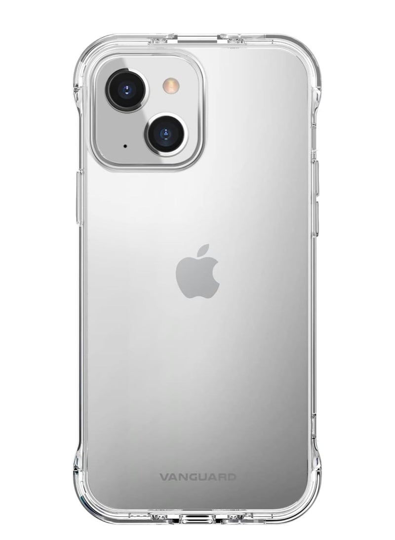 فانجارد حافظة فانجارد شيلد ماكسيموس + تي بي يو الهجين لهاتف iPhone 13 (6.1 بوصة) - شفاف - Image 1