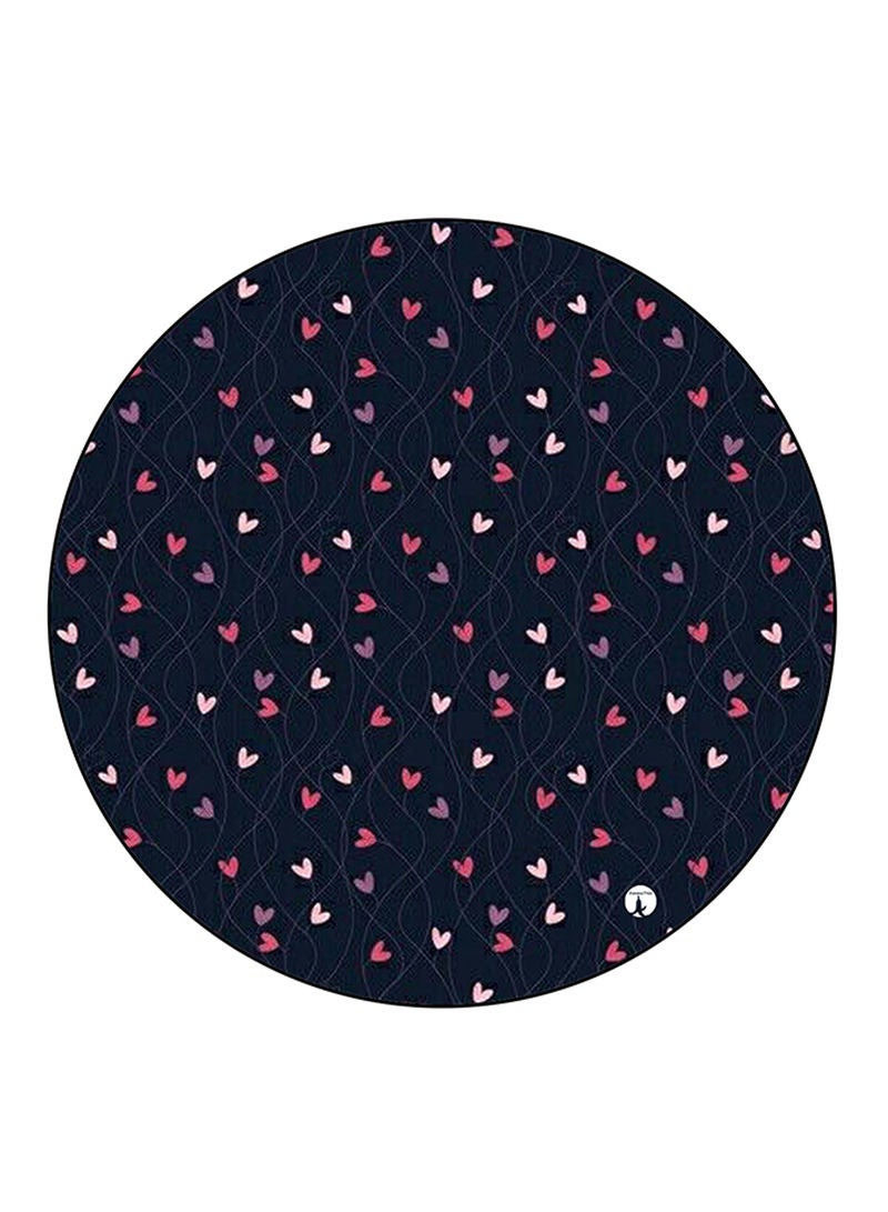 RKN Hearts Printed Mouse Pad  Multicolour