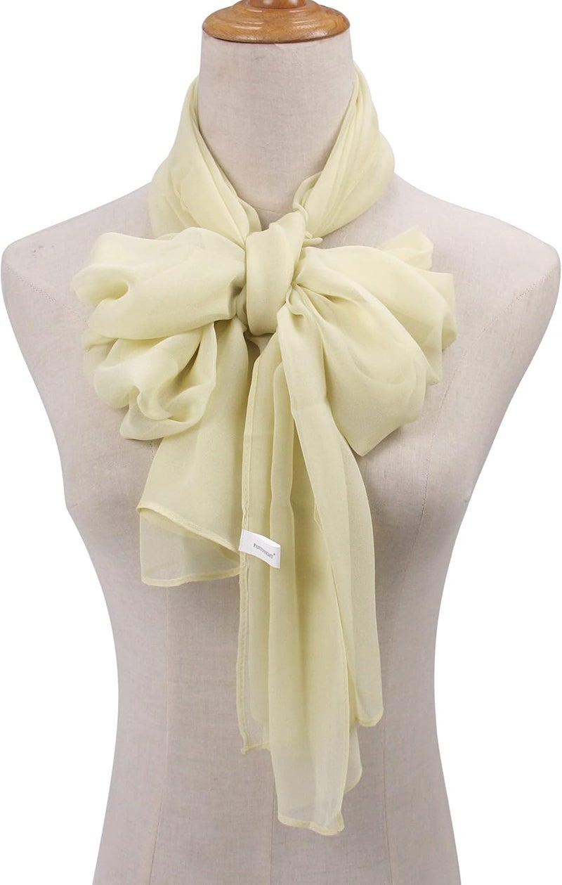 PANTONIGHT Long Chiffon Sheer Scarf For womens - Image 2