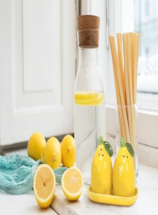 Abbott Collection 27-Lemonade-SP Lemon Salt and Pepper Shaker Set, Yellow, 5.5" L - Image 3