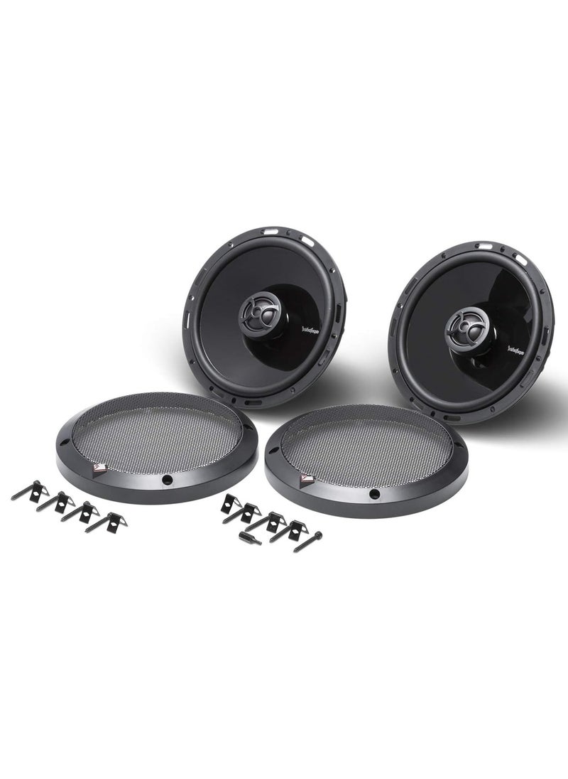 Rockford Fosgate - Rockford Fosgate P1650 Punch 6.5" 2-Way Coaxial Full Range Speaker - Black - Image 1