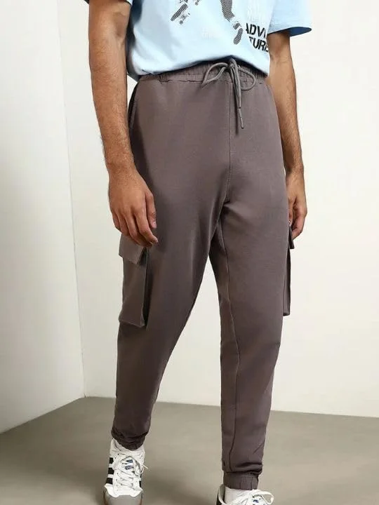NOBERO  Men's Cargo Joggers with Utility Pockets for Men | Best Price UAE
