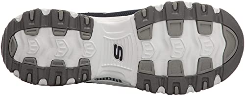 SKECHERS أحذية سكيشرز النسائية برايت سكاي، Navy/White، 10 - Image 5
