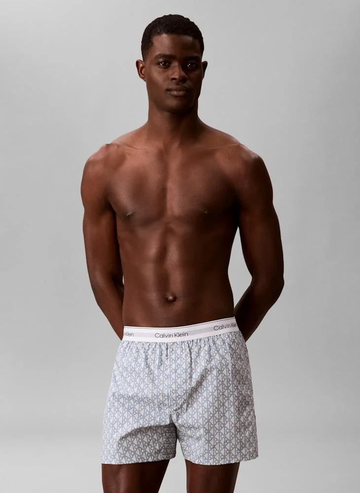CALVIN KLEIN  Cotton Poplin Boxers for Men | Best Price UAE