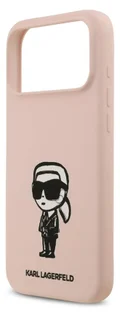 Karl Lagerfeld Silicone case With Karl Sketch - Pink