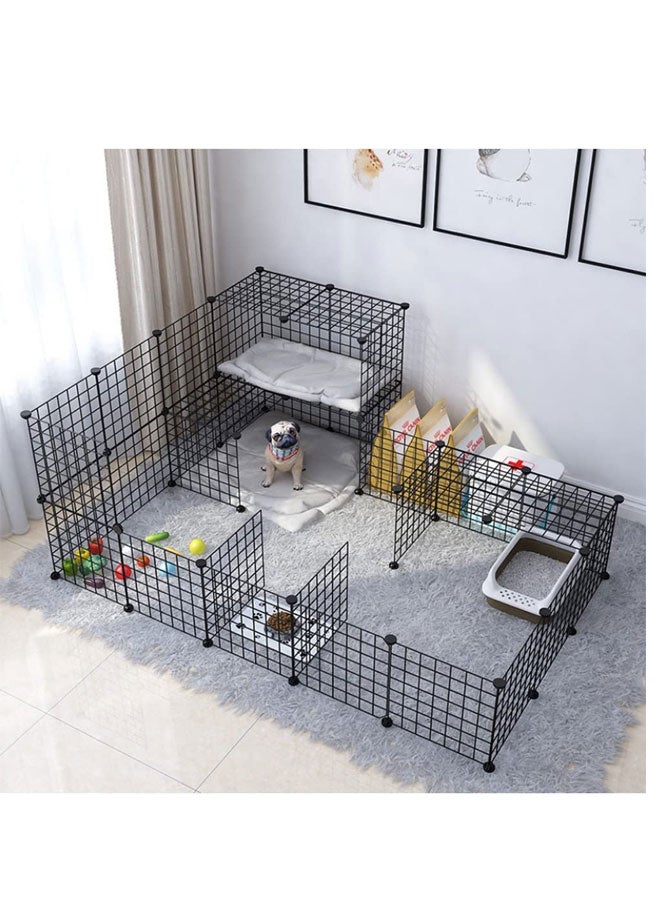 Pet Cage Large Chicken Run Coop Foldable Pet Enclosure for Puppy Kitten Rabbits Indoor Outdoot - Image 1