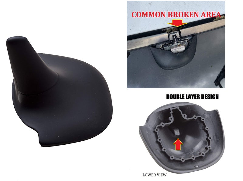 Generic ADVANCE IGNITION Reinforced Roof GPS Radio Antenna Cover Black Compatible with 00-06 Mercedes W220 S430 S500 S55 AMG S600 2000 2001 2002 2003 2004 2005 2006  - Image 2
