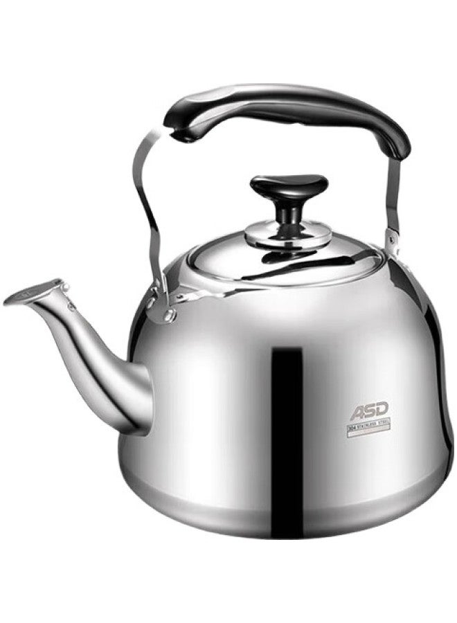Asd Kettle, Thickened 304 Stainless Steel, 4L, Whistling Kettle, Compatible With Gas And Induction Cookers, Water Boiler, Wg1504 - Image 2