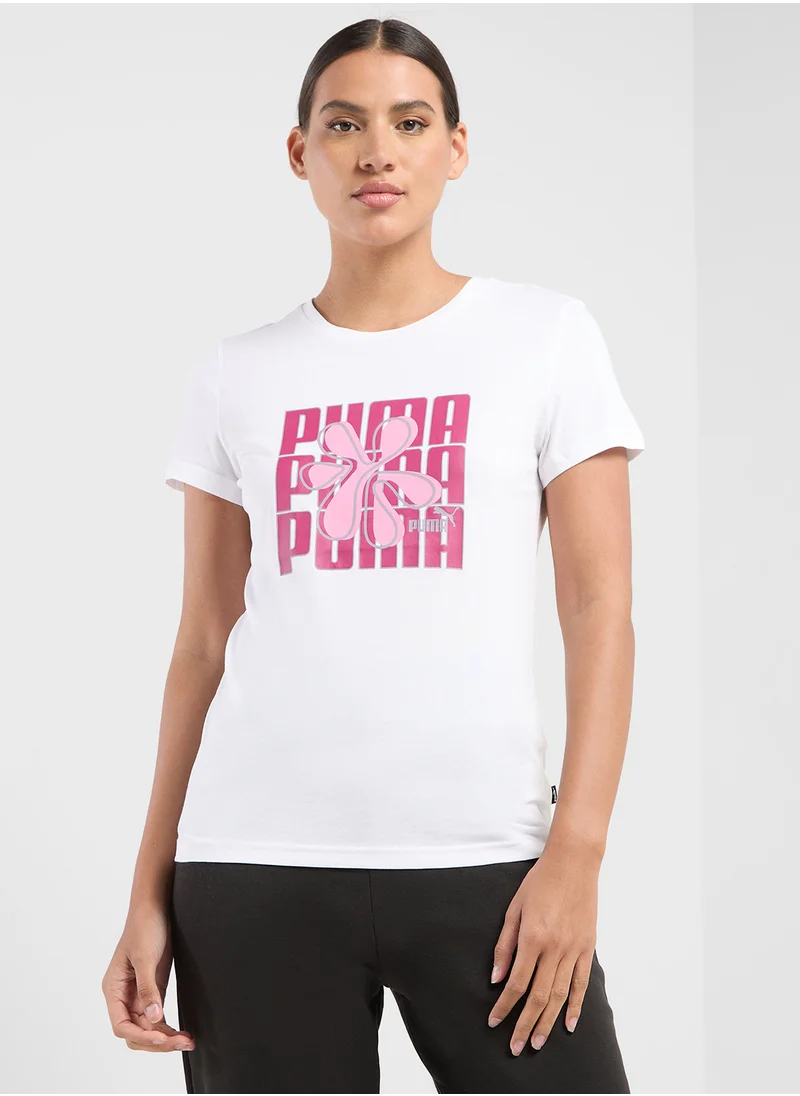 PUMA Graphic Wording T-Shirt