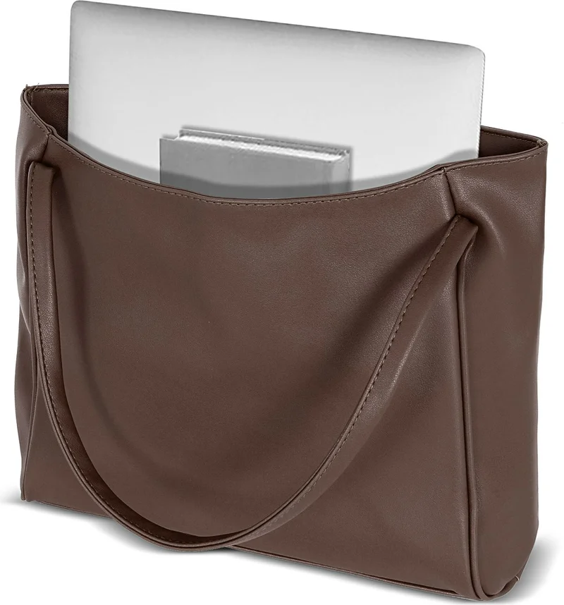 توني بلاك Original Large Volume Luxury Soft Leather Zippered Single Compartment Double Handle Large Handbag and Shoulder Bag