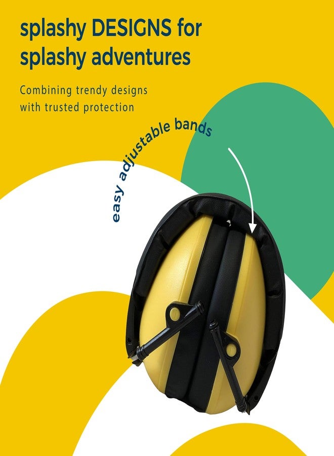 BANZ Kids Headphones - Hearing Protection Earmuffs for Children - Adjustable Headband to fit All Ages - Protect Kids Ears - Block Noise - Fireworks - Sporting Events - Concerts - Movies (Yellow) - Image 4