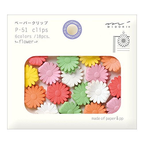 Midori Paper Clips, Flower, 18 Pieces (43317006) - Image 4