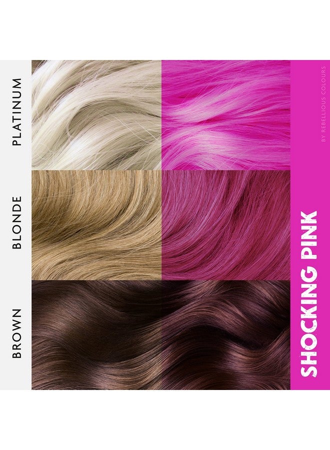 PaintGlow Rebellious Colours 100% Vegan Semi Permanent Hair Dye Colour 70Ml (Shocking Pink) - Image 3