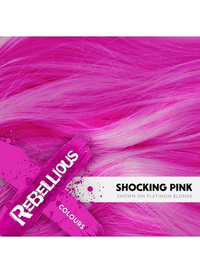 PaintGlow Rebellious Colours 100% Vegan Semi Permanent Hair Dye Colour 70Ml (Shocking Pink) - Image 4