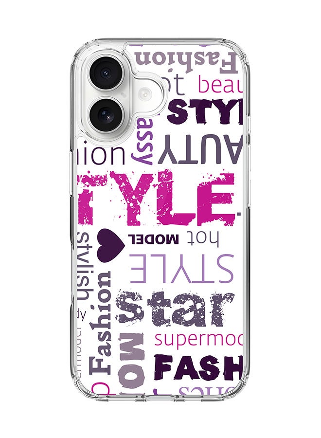 Stylizedd Classic Clear MagSafe Case for iPhone 17 , Hybrid Soft Case Flexible Edges Anti Drop TPU PC Gel Thin Transparent Cover [ Designed for iPhone 17 ] - Fashion Statement Full Print