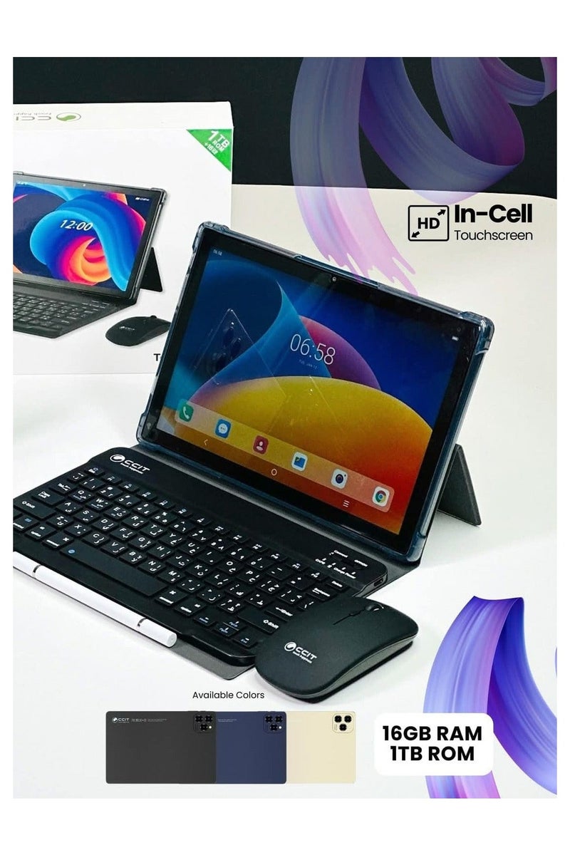 CCIT High-Performance CCIT Tab 11 Pro with Keyboard, Mouse, Dual Camera, and 10000mAh Long-Lasting Battery for Work and Entertainment - Image 1