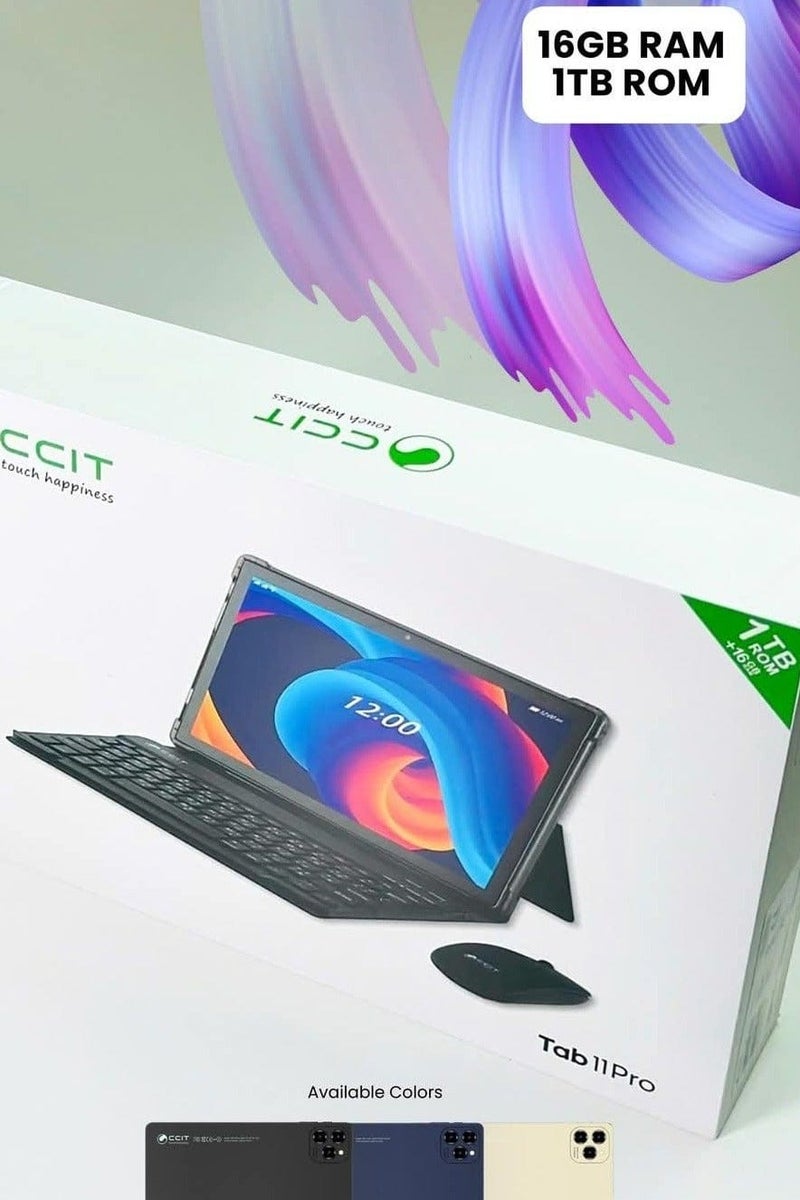 CCIT High-Performance CCIT Tab 11 Pro with Keyboard, Mouse, Dual Camera, and 10000mAh Long-Lasting Battery for Work and Entertainment - Image 2