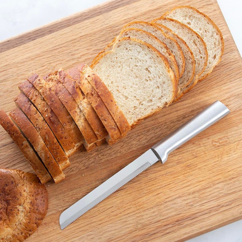 Rada Cutlery 6 inch Bread Knife, Silver Handle - Image 5