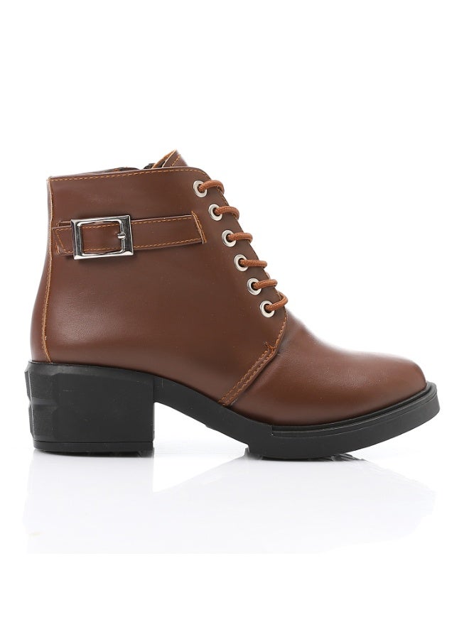 آيس كلوب مشبك زخرفية منتصف الكعب هافانا أحذية الكاحل - Image 2