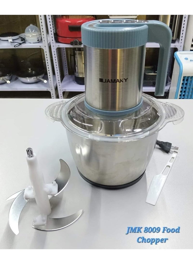 Jamaky 3.5L Stainless Steel Food Chopper 800W – Sharp Rust-Resistant Metal Blades - Image 3