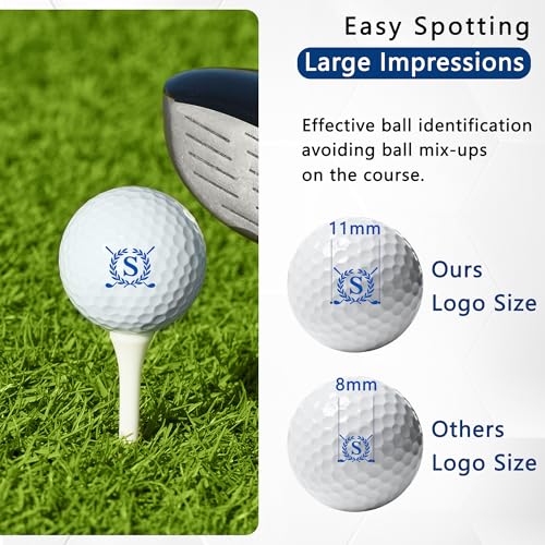 LACGO Personalized Golf Ball Stamp, Name Initial Stamper for Golfers, Waterproof Golfing Stamper | Father's Birthday, Golf Accessories(Letter S) - Image 5