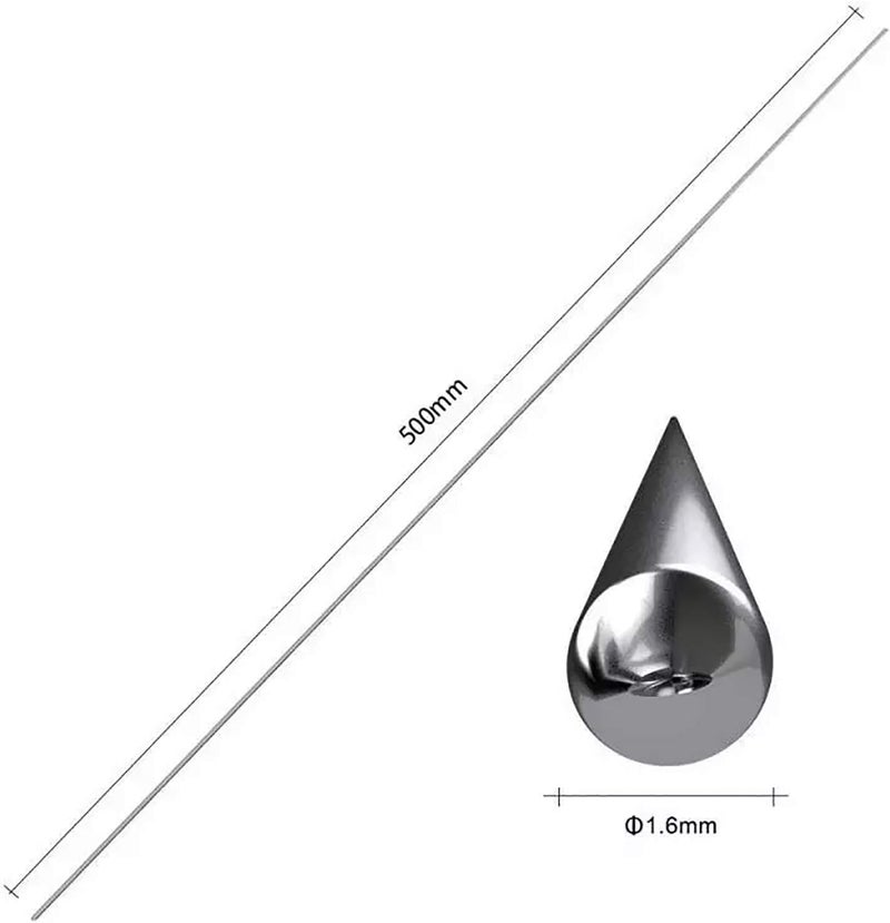 comfrt Solution Welding Flux-cored Rods No Flux Required,Easy Melt Welding Rods Low Temperature Aluminum Welding,Super Low Melting Point Excellent Corrosion Resistance (1.6mm, 20pcs) - Image 2