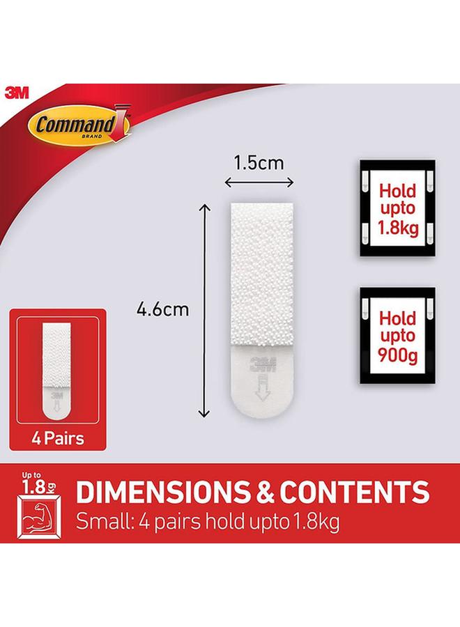 Command 4-Piece Picture Hanging Strips White Small 17202ES - Image 3