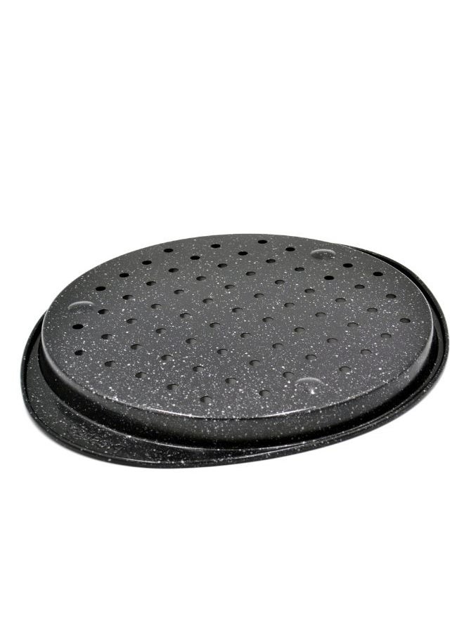 Prestige Prestige Granite  12-Inch Pizza Crisper Pan with Carbon Steel Coating for Home Oven Baking | Premium Quality Non-Stick Pizza Tray PR48777  - Image 2