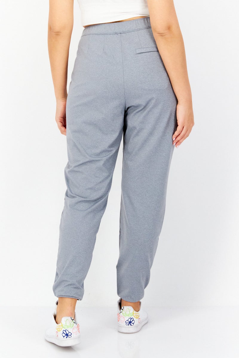 Fourlaps سروال رياضي نسائي بسيط، رمادي - Image 2