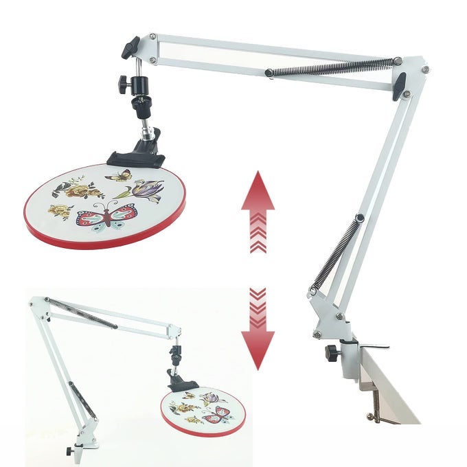 CROSS STITCH FRAME STAND EMBROIDERY HOOP HOLDER EMBROIDERY HOOP STAND CRO EMBROIDERY STANDS LAP CROSS STITCH HOLDER STANDCROSS STITCH STAND SUITABLE FOR EMBROIDERY HOOPS HAND EMBROIDERY SUPPLIES