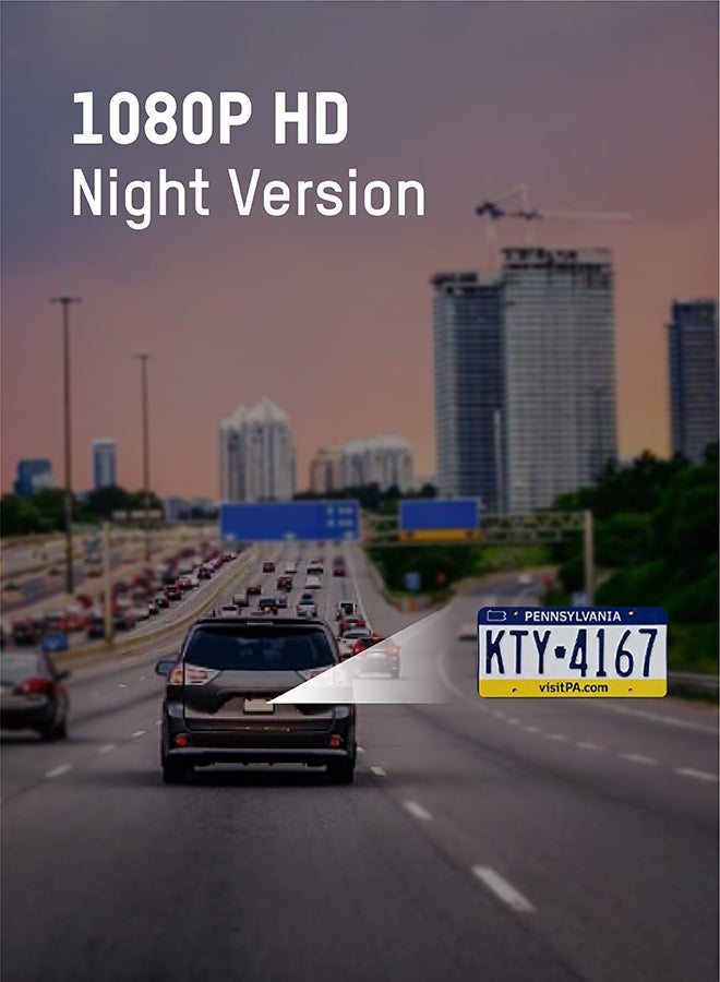 HIKVISION K2 Dash Cam, 1080P, Wifi, APP, Loop recording, G-sensor, Cigarette adaptor - Image 2