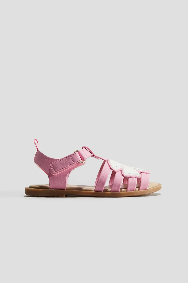 H&M Appliquéd sandals