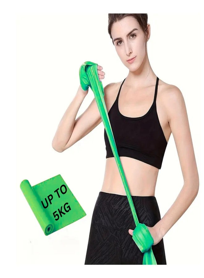 Shopeleven Home Fitness Resistance Bands for Women, Pilates & Yoga Workout Bands, Latex Exercise Stretch - Image 1