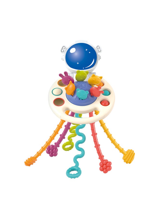 Infant Pumping Music Early Education Sensory Baby Gift Can Chew Soft Rubber Pull Music Children's Enlightenment Educational Toys - Image 5