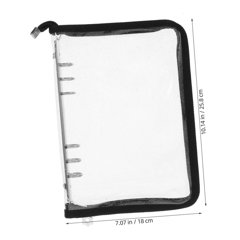 Multi Functional Photo Album Binder Loose Leaf Organizer Protective Cover Black - Image 3