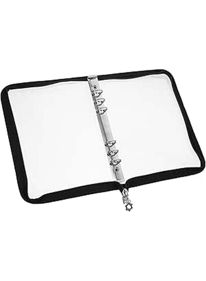 Multi Functional Photo Album Binder Loose Leaf Organizer Protective Cover Black - Image 1