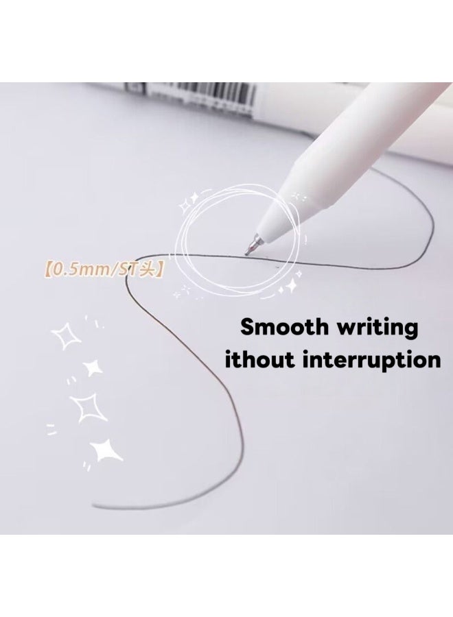 اس تي قلم حبر جاف ST ذو رأس زنبركي مزدوج وسريع الجفاف وقلم محايد وقلم فرشاة وقلم قفز وقلم مائي - Image 5