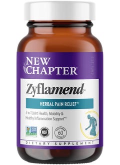 New Chapter Joint Supplement + Herbal Pain Relief - Zyflamend Whole Body For Healthy Inflammation Response - 60 Ct  - Image 1